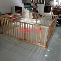 Quây Cũi Gổ 3D 8 cánh nang dẹp  minhcuong