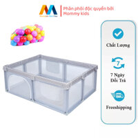 Quây cũi nhà bóng Cho bé chống va đập,khung hợp kim chắc chắn TẶNG 30 BÓNG NHỰA HOLLA
