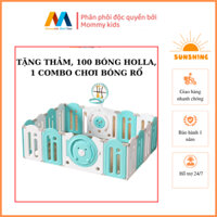 Quây cũi nhựa GẤP GỌN CAO CẤP GẤP GỌN CHẤT LƯỢNG CAO TẶNG 100 bóng 1 thảm, 1 COMBO NÉM BÓNG RỔ