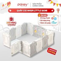 Quây Cũi Nhựa Little Bear Tặng THẢM + BÓNG, Bộ Quây Cũi Đồ Chơi Cho Bé Dày Dặn An Toàn