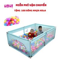 Quây cũi vải cho bé TẶNG 50 QUẢ BÓNG NHỰA 5, 5 CM