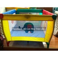 Quây cũi vải gập tiện lợi và hết sức chắc chắn an toàn cho bé (Portable Playard, Pop N' Play Portable Playard, Baby Play