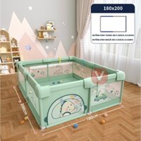 Quây cũi vải, quây nhà banh. Tặngj 2 vòng đồ chơi và 30 banh 5.5cm cho bé