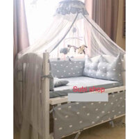 Quây ga cũi cho bé handmade loại 1 - shop nhận may theo size