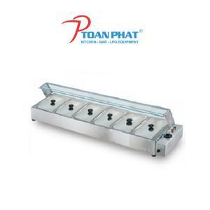 Quầy giữ nóng thức ăn Berjaya BMC 6WC