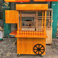 Quầy Gỗ Cafe Take Away Hiện Đại Giá Xưởng