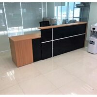 Quầy lễ tân văn phòng Q50 Dài 2m8 x Rộng 60 Cm x Cao 1m0.