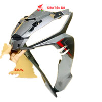Quây Mặt nạ , Bộ ốp trước Wave Rsx 110 Màu Xám Tem Đỏ  Hãng Honda - 64200K90VG0ZE