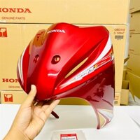 Quây Mặt Nạ Wave S 110 (2011, 2013) Đỏ Tươi *R340* (Gót Yếm 2 Mảnh) Zin Honda - 64200KWWE20ZE