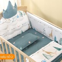 [QUÂY + NỆM + GỐI ] SET QUÂY VƯƠNG MIỆN CAO CẤP DÀNH ĐƯỢC CHO CŨI CHILUX  KT : 120*65cm - PAULO SOTRE