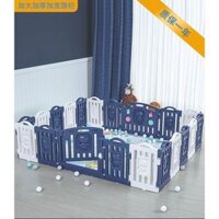 Quây nhựa 1m5x1m9, Quây cũi nhựa nguyên sinh tặng kèm thảm và bóng cho bé BGBG