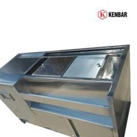 Quầy Pha Chế Inox 304 2m1 Có Thùng Đá