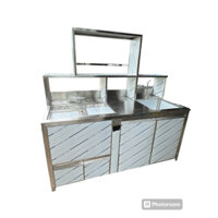 quầy pha chế inox 304 ( nhận đặt hàng theo yêy cầu)
