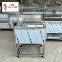 Quầy pha chế inox mini, quầy trà sữa đẹp