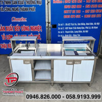 Quầy Pha Chế Trà Chanh 2m, Quầy Pha Chế inox