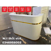 Quầy thu ngân nan mẫu mới hiện đại rẻ đẹp phù hợp với nhiều quán 1m,1m2,1m4,1m6