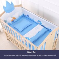 Quây Vải 6 Chi Tiết Cho Cũi Gỗ Honalife, Umo, Genmama, Chilux, Bảo hành 1 đổi 1