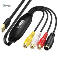 Quay Video USB sang Bộ chuyển đổi kỹ thuật số Thẻ ghi âm Video USB 2.0 cho hệ thống hỗ trợ DVD TV Dễ dàng cài đặt Dễ dàng sử dụng