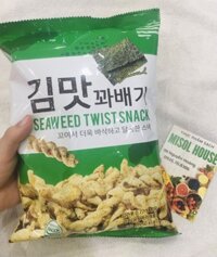 Quẩy xoắn Hàn Quốc vị rong biển