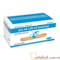 Que đè lưỡi gỗ (100c/hộp)