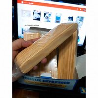 Que đè lưỡi gỗ chưa tiệt trùng Bá Lạc (Hộp 100 que)
