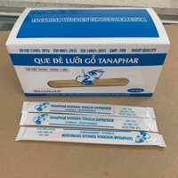 Que đè lưỡi gỗ Tanaphar (Hộp 100 cái)