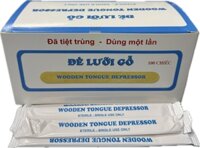 Que đè lưỡi gỗ tiệt trùng-an phú( hộp/100 que)