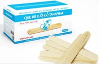 Que Đè Lưỡi Gỗ Tiệt Trùng TANAPHAR Hộp 100 Que
