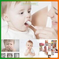 Que gạc rơ lưỡi VCool vệ sinh răng miệng cho bé hộp 30 chiếc