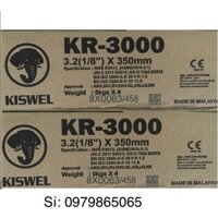 Que hàn chịu lực KR-3000 E 6013 KISWEL NHẬP KHẨU 5kg