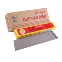 Que hàn thường (sắt) Kim Tín KT-421 (2.5mm) (2.5kg/hộp) và 3.2mm -4.0mm (5kg/hộp)