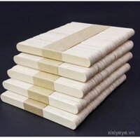 Que kem đặc biệt cấp thực phẩm, que tròn bằng gỗ, que kem bằng gỗ bạch dương, khuôn kem, que kem