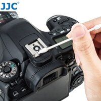 Que làm sạch thân máy ảnh JJC, bông gòn không bụi, bộ chuyển đổi hot shoe cho máy ảnh DSLR không gương, que làm sạch tai nghe điện thoại, 24 miếng