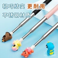 Que ngón tay rút lại hình hoạt hình, que đọc bảng đen đặc biệt cho giáo viên, học sinh tiểu học, trẻ em lớp học, que học mẫu giáo, que chỉ dẫn đọc tại nhà, que giảng dạy