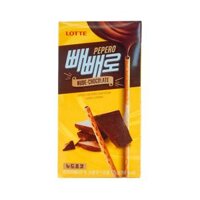 Que Pepero Trần Nhân Socola Lotte Hàn Quốc 50g / 롯데) 누드 초코 빼뺴로 50g