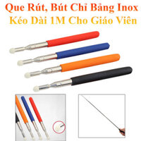 Que Rút, Bút Chỉ Bảng Inox Kéo Dài 1M Cho Giáo Viên, Giảng Viên