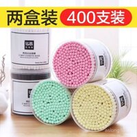 Que tăm bông hai đầu dùng tại nhà, làm sạch tai, tẩy trang, que gỗ, que tăm bông khử trùng dùng một lần