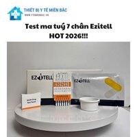Que test nhanh 7 chân Ezitell gồm: Morphine, Thuốc lắc, Cocaine, Ma tuý đá, Cỏ mỹ , Ketamine , Cần sa