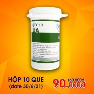 Que thử Acid Uric - Benecheck 3 in 1 (25 que)