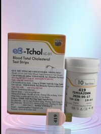QUE THỬ CHOLESTEROL EBCHEK EB-CH01-MỠ MÁU