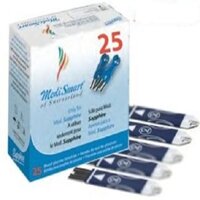 Que thử của máy đo đường huyết MediSmart Sapphire (hộp 25 que)