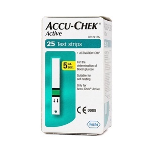 Que thử đường huyết Accu-check Active (25 que)