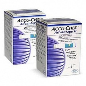 Que thử đường huyết Accu-Check Advantage II 25