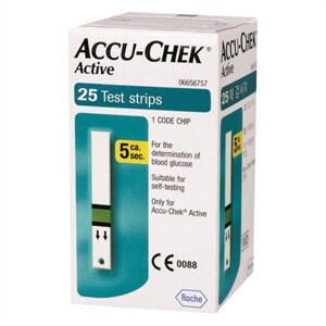 Que thử đường huyết Accu-check Active (25 que)