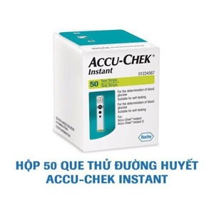 Que thử đường huyết Accu - Chek Instant 50 que