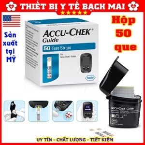 Que thử đường huyết Accu-Chek Guide hộp 50 que