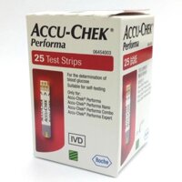 Que thử đường huyết Accu-chek Performa 25-50 que