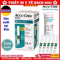 Que Thử Đường Huyết Accu Chek Active - Hộp 50 ( Tiểu Đường Accu-Chek Active)