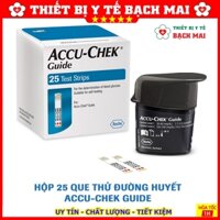 Que Thử Đường Huyết Accu-Chek Guide - Hộp 25 Que