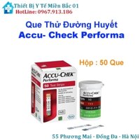 Que Thử Đường Huyết ACCU CHEK Perfoma Hộp 50 Que